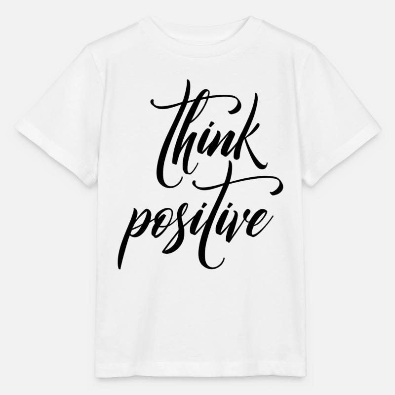 think positive - Stanley/Stella Kinder T-Shirt MINI CREATOR - Weiß