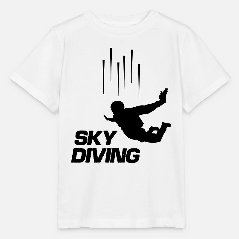 Parachutisme - T-shirt bio MINI CREATOR Stanley/Stella Enfant - blanc