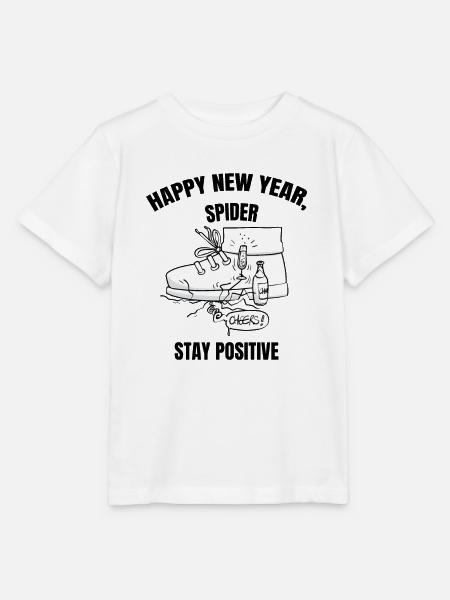 Beth die Spinne - Prost! - Stanley/Stella Kinder T-Shirt MINI CREATOR - Weiß