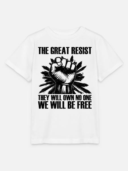 Der große Widerstand - Stanley/Stella Kinder T-Shirt MINI CREATOR - Weiß