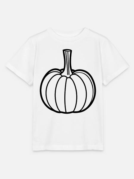 Kürbis - Stanley/Stella Kinder T-Shirt MINI CREATOR  - Weiß