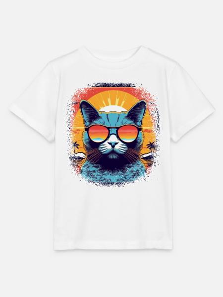 statement cats present funny sayings avocados - Stanley/Stella Kinder T-Shirt MINI CREATOR - Weiß