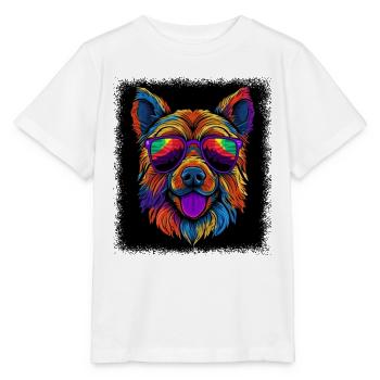 beagle lover gift dog friendly lover birthday - Stanley/Stella MINI CREATOR Kids’ T-Shirt - white - Front - Maike (125cm)