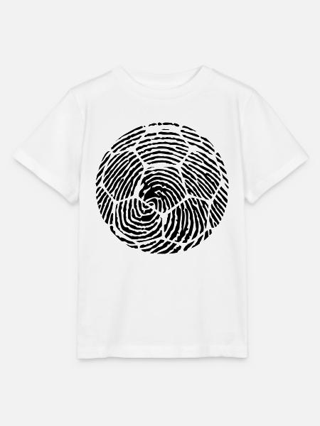 Handball Fingerabdruck - Identität - Sport - Team - Stanley/Stella Kinder T-Shirt MINI CREATOR - Weiß