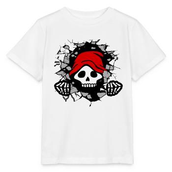 The little creepy Grim Reaper comes out - Stanley/Stella MINI CREATOR Kids’ T-Shirt - white - Front - Maike (125cm)