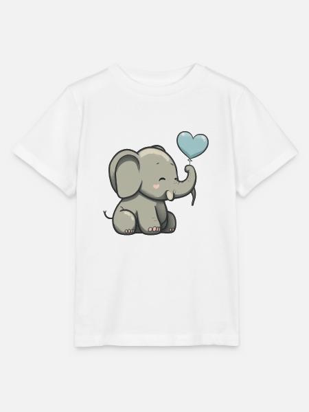Baby-Elefant - Stanley/Stella Kinder T-Shirt MINI CREATOR - Weiß