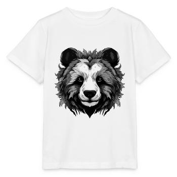 Panda Portrait - Stanley/Stella Kinder T-Shirt MINI CREATOR  - Weiß - Vorne - Maike (125cm)