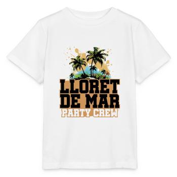 Lloret De Mar Party Crew Urlaub - Stanley/Stella Kinder T-Shirt MINI CREATOR  - Weiß - Vorne - Maike (125cm)