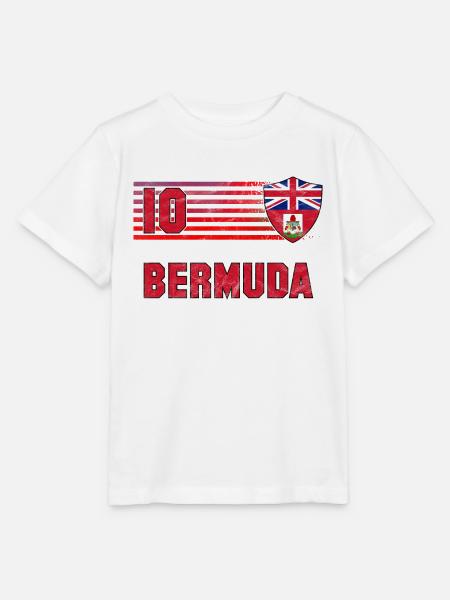 Bermuda Fußball Mannschaft - Stanley/Stella Kinder T-Shirt MINI CREATOR  - Weiß