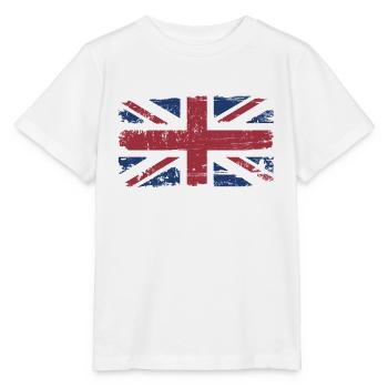 Great Britain Flag - Stanley/Stella MINI CREATOR Kids’ T-Shirt - white - Front - Maike (125cm)