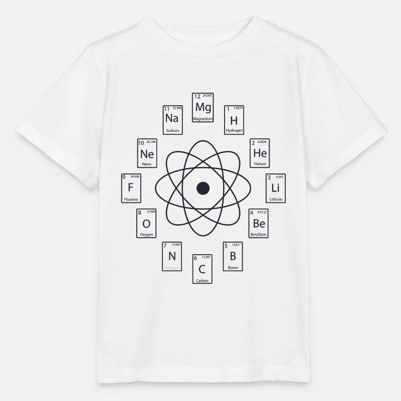 Periodic table - Stanley/Stella MINI CREATOR Kids’ T-Shirt - white