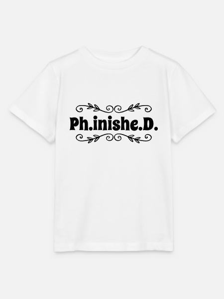 Doktorarbeit PhD Promotion - Stanley/Stella Kinder T-Shirt MINI CREATOR  - Weiß