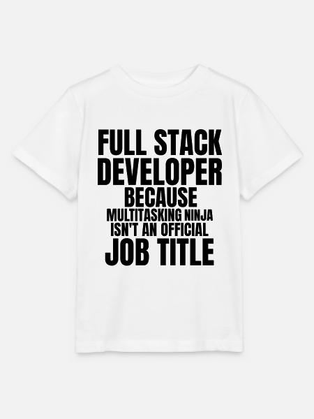 Informatiker Software Entwickler - Stanley/Stella Kinder T-Shirt MINI CREATOR - Weiß