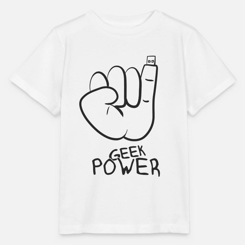 Geek - Stanley/Stella Kinder T-Shirt MINI CREATOR  - Weiß