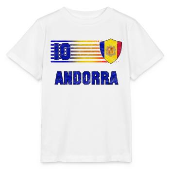 Andorra Football Team - Stanley/Stella MINI CREATOR Kids’ T-Shirt - white - Front - Maike (125cm)