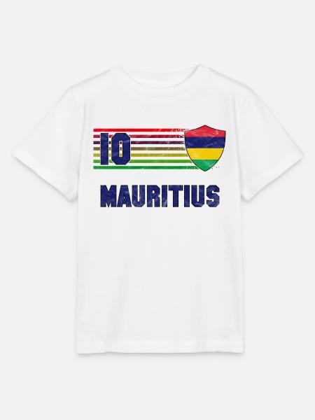 Mauritius Fußball Mannschaft - Stanley/Stella Kinder T-Shirt MINI CREATOR - Weiß