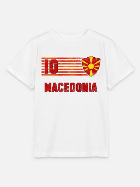 Mazedonien Fußball Mannschaft - Stanley/Stella Kinder T-Shirt MINI CREATOR - Weiß