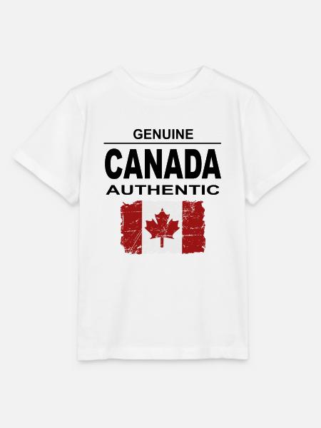Kanada - Maple Leaf - Canada - Stanley/Stella Kinder T-Shirt MINI CREATOR  - Weiß