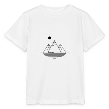 montagnes - T-shirt bio MINI CREATOR Stanley/Stella Enfant - blanc - Devant - Maike (125cm)
