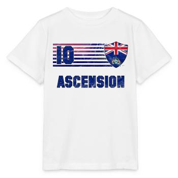 Équipe de football de l’Ascension - T-shirt bio MINI CREATOR Stanley/Stella Enfant - blanc - Devant - Maike (125cm)