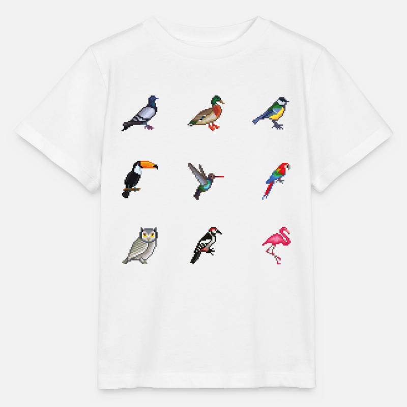 Vögel - Stanley/Stella Kinder T-Shirt MINI CREATOR  - Weiß