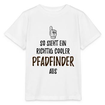 Pfadfinder - Stanley/Stella Kinder T-Shirt MINI CREATOR  - Weiß - Vorne - Maike (125cm)