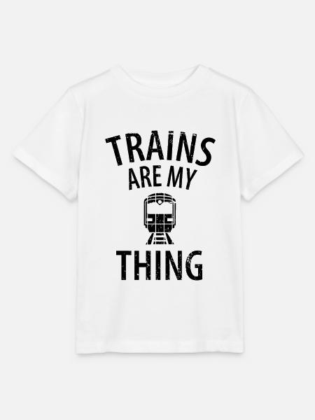 Zug Eisenbahn Eisenbahner Züge Triebfahrzeugführer - Stanley/Stella Kinder T-Shirt MINI CREATOR  - Weiß