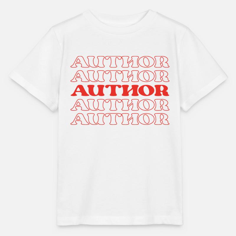 Auteur Écrivain Auteur Scribe Écrivain Romancier - T-shirt bio MINI CREATOR Stanley/Stella Enfant - blanc