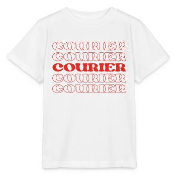 Kurier, Zusteller, Briefträger, Versand - Stanley/Stella Kinder T-Shirt MINI CREATOR  - Weiß - Vorne - Maike (125cm)