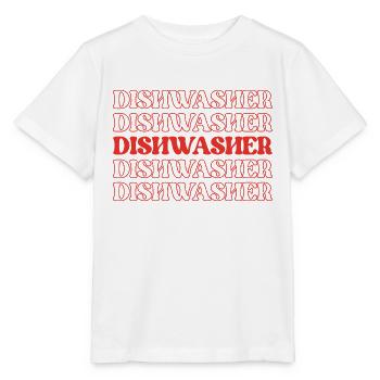 Dishwasher Kitchen Helper Dish Cleaner Dish - Stanley/Stella MINI CREATOR Kids’ T-Shirt - white - Front - Maike (125cm)