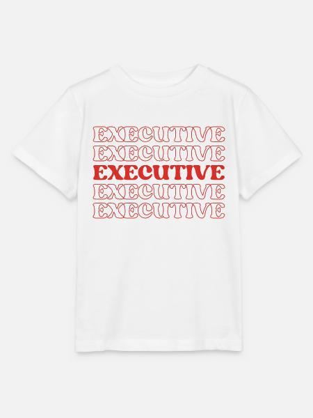 Executive Leader Chief Head Supervisor Manager - Stanley/Stella Kinder T-Shirt MINI CREATOR - Weiß