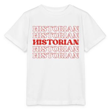 Historien Antiquaire Érudit Historiographe - T-shirt bio MINI CREATOR Stanley/Stella Enfant - blanc - Devant - Maike (125cm)