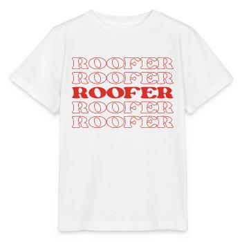 Roofer Roof Mechanic Roofing Specialist Roof - Stanley/Stella MINI CREATOR Kids’ T-Shirt - white - Front - Maike (125cm)