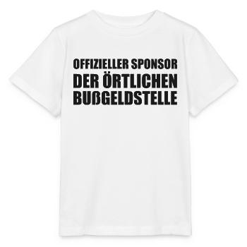Sponsor officiel de l’Office Local des Amendes - T-shirt bio MINI CREATOR Stanley/Stella Enfant - blanc - Devant - Maike (125cm)