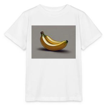 Bananen Banane - Stanley/Stella Kinder T-Shirt MINI CREATOR  - Weiß - Vorne - Maike (125cm)