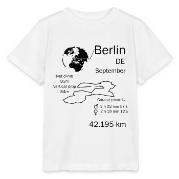 Berliner Marathon - Stanley/Stella Kinder T-Shirt MINI CREATOR  - Weiß - Vorne - Maike (125cm)