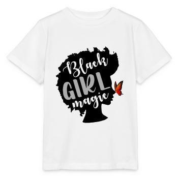 Black Girl Magic Black Woman Black Lives Matter - Stanley/Stella MINI CREATOR Kids’ T-Shirt - white - Front - Maike (125cm)