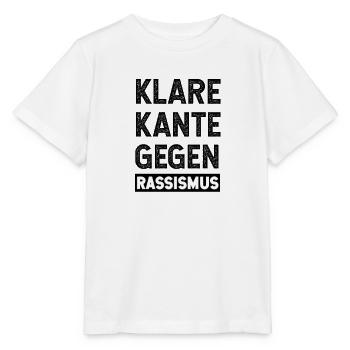 rassismus, gegen rassismus, gegen nazis, racism - Stanley/Stella Kinder T-Shirt MINI CREATOR  - Weiß - Vorne - Maike (125cm)