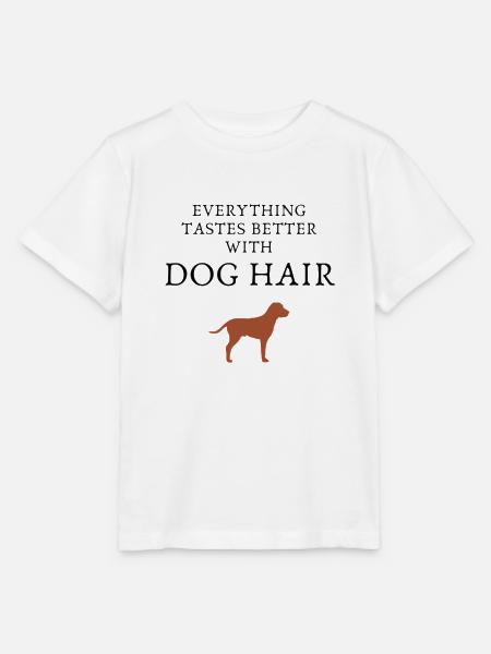 hund, hunde, sprüche, hunde sprüche, hundehaar - Stanley/Stella Kinder T-Shirt MINI CREATOR - Weiß