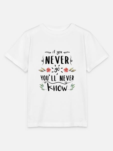 Wanderlust - Stanley/Stella Kinder T-Shirt MINI CREATOR  - Weiß