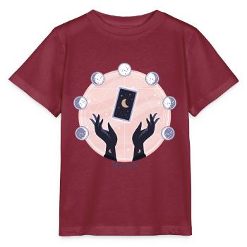 Lunar Magic Tarot Karte - Stanley/Stella Kinder T-Shirt MINI CREATOR  - Burgunderrot - Vorne - Kain (125cm)