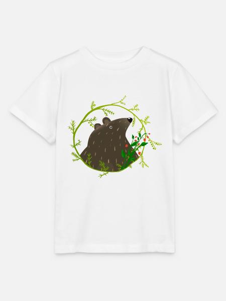 Wildtiere - Stanley/Stella Kinder T-Shirt MINI CREATOR - Weiß