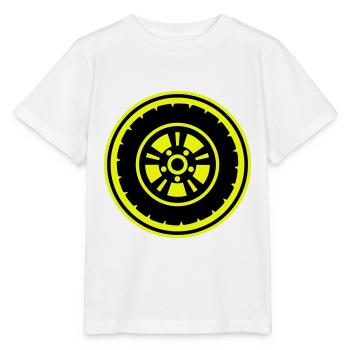 Reifen tuning - Stanley/Stella Kinder T-Shirt MINI CREATOR  - Weiß - Vorne - Maike (125cm)