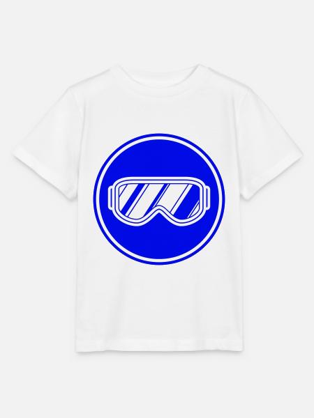 Skibrille icon - Stanley/Stella Kinder T-Shirt MINI CREATOR - Weiß
