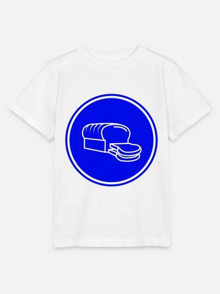 Brot icon symbol - Stanley/Stella Kinder T-Shirt MINI CREATOR  - Weiß