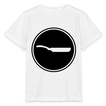 Pfanne Icon - Stanley/Stella Kinder T-Shirt MINI CREATOR  - Weiß - Vorne - Maike (125cm)
