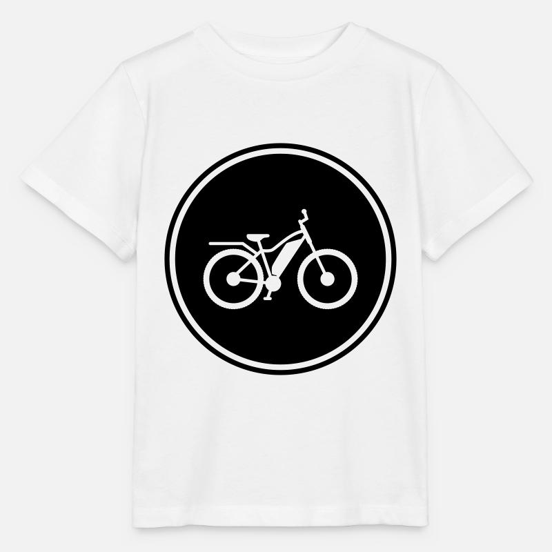 vélo électrique - T-shirt bio MINI CREATOR Stanley/Stella Enfant - blanc