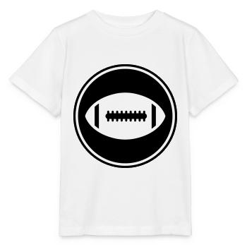 Icône de l’icône Football - T-shirt bio MINI CREATOR Stanley/Stella Enfant - blanc - Devant - Maike (125cm)