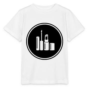 Make Up Kosmetik Icon - Stanley/Stella Kinder T-Shirt MINI CREATOR  - Weiß - Vorne - Maike (125cm)