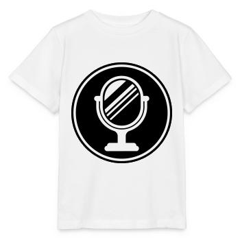 Spiegel Icon Silhouette - Stanley/Stella Kinder T-Shirt MINI CREATOR  - Weiß - Vorne - Maike (125cm)